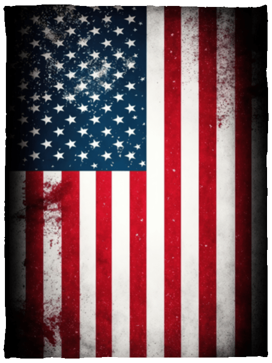 American Flag Blanket