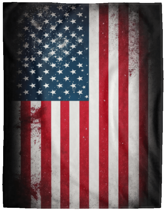 American Flag Blanket