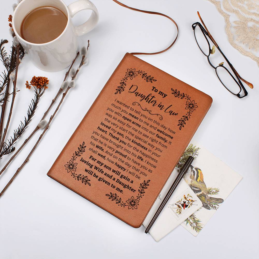 To My Daughter in Law | Wedding Day Journal