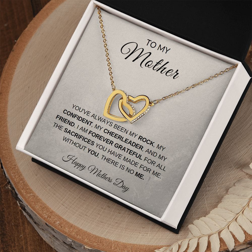 To My Mother | Happy Mothers Day Interlocking Hearts