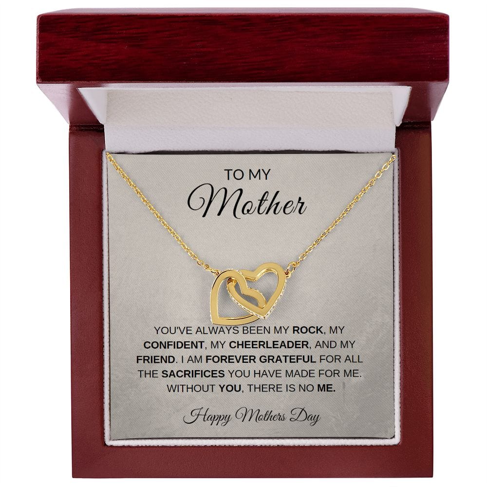 To My Mother | Happy Mothers Day Interlocking Hearts