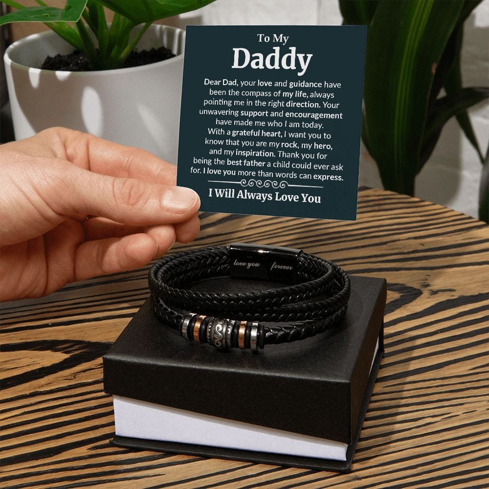 To My Daddy | Love You Forever Bracelet