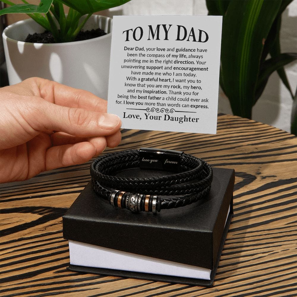 To My Dad | Love You Forever Bracelet