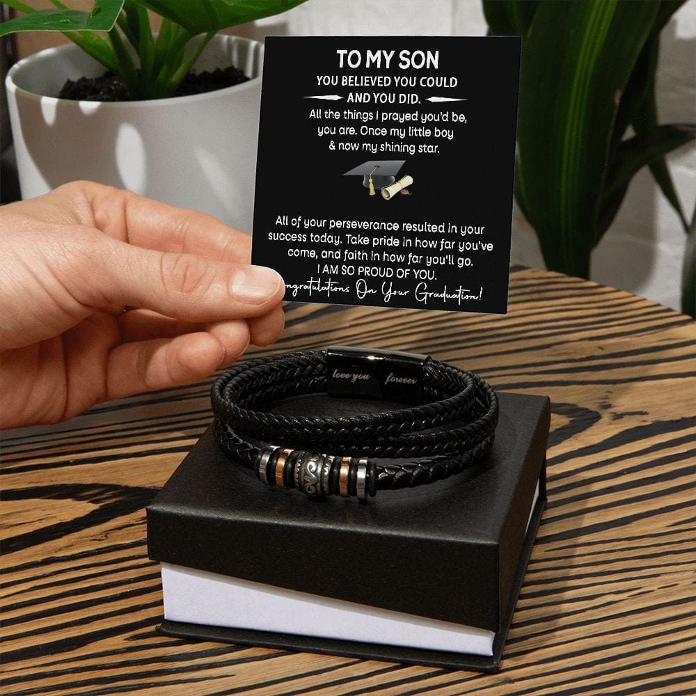 To My Son | Happy Graduation Bracelet