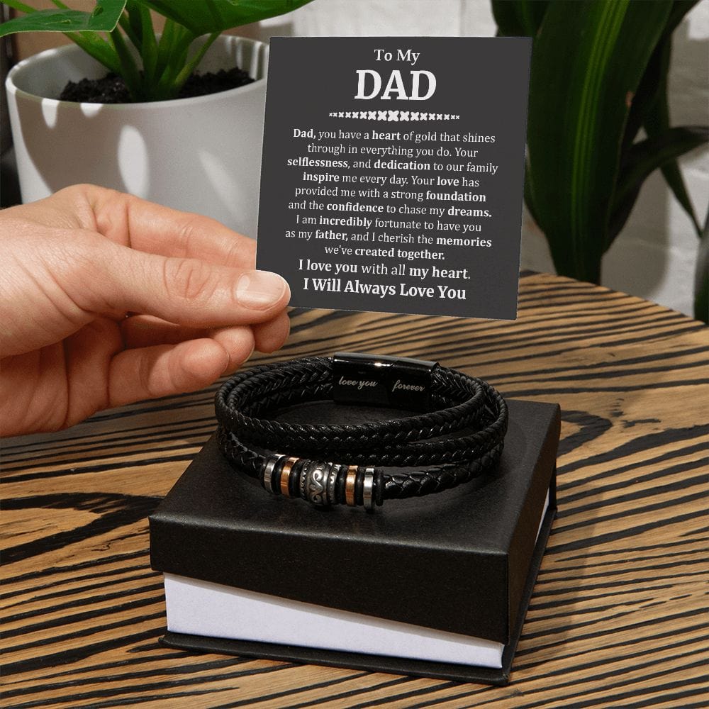 To My Dad | Love You Forever Bracelet