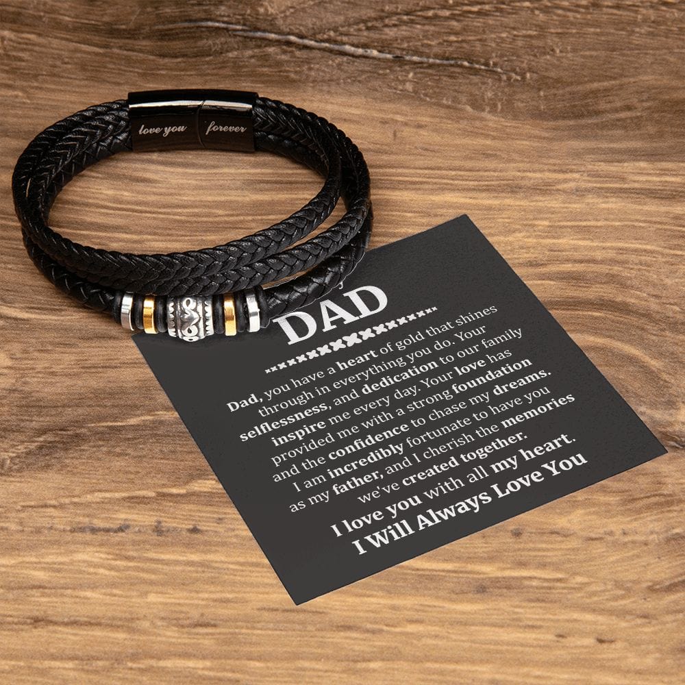 To My Dad | Love You Forever Bracelet