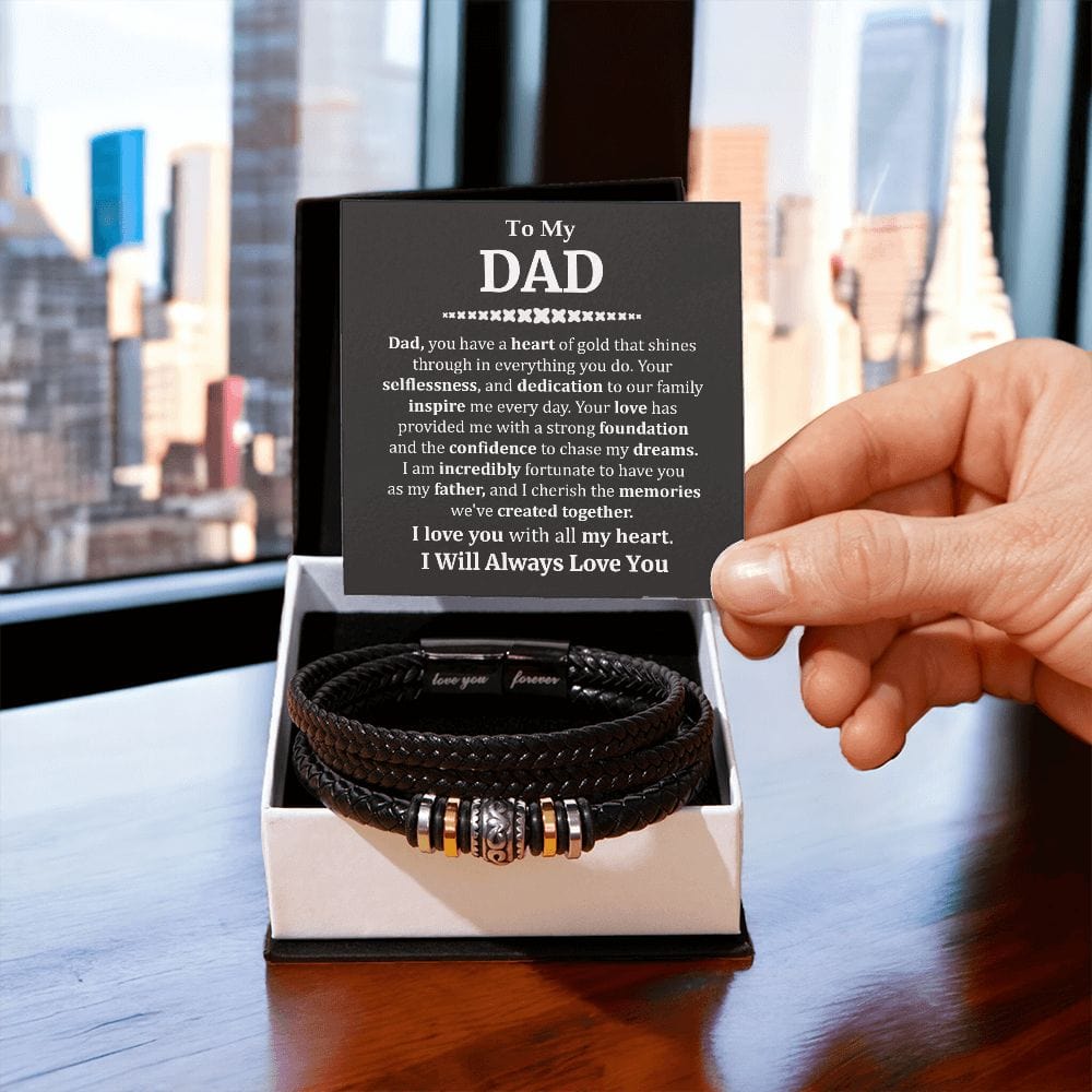 To My Dad | Love You Forever Bracelet