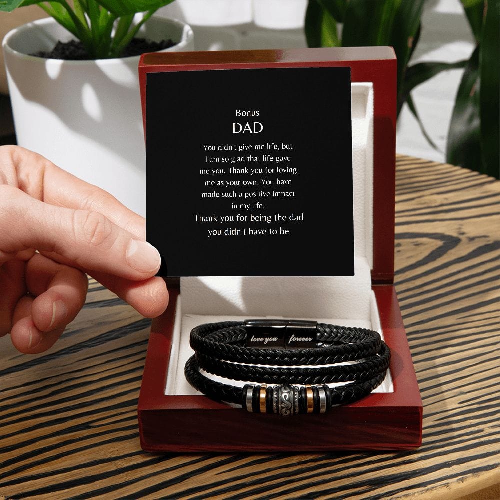 Bonus Dad Forever Love You Bracelet