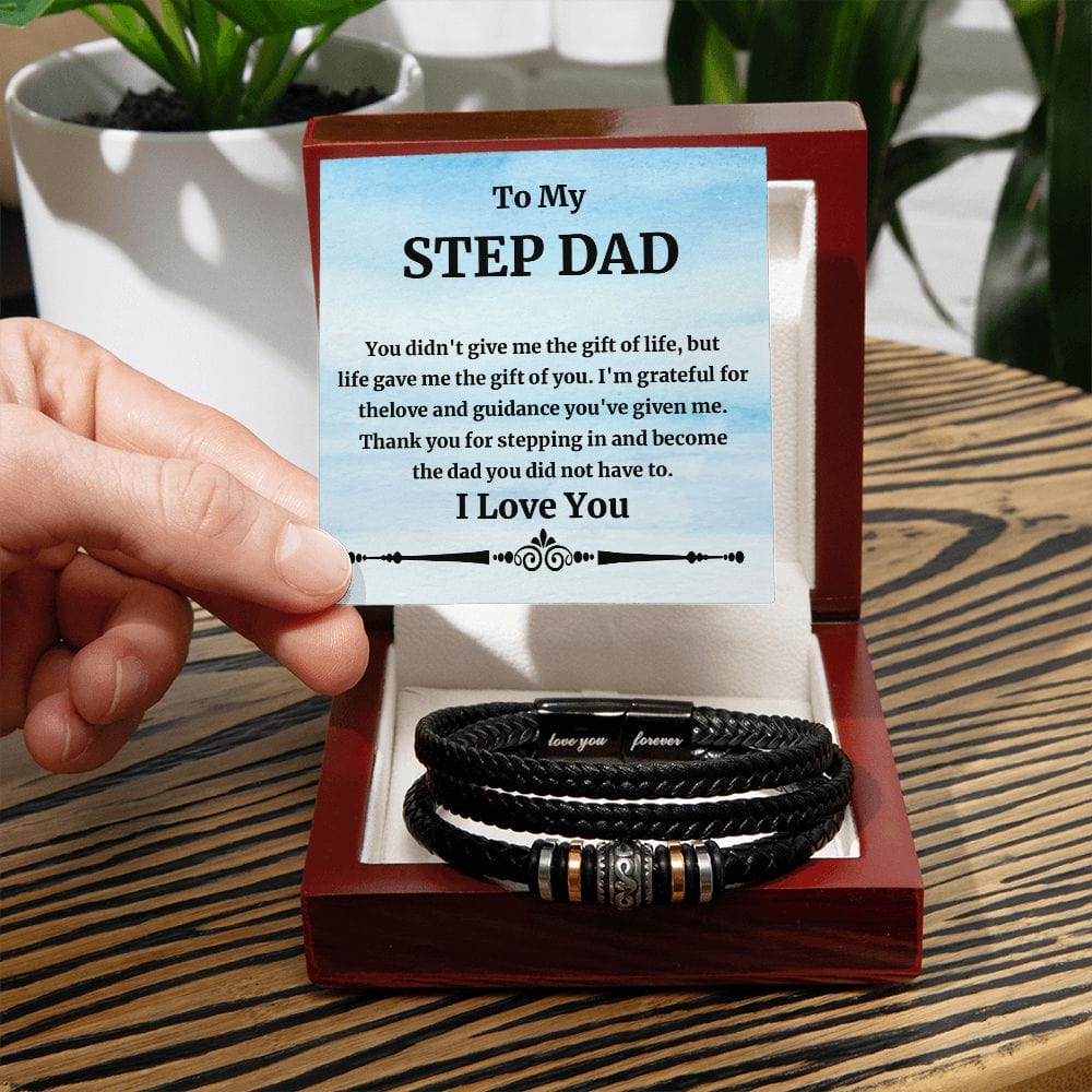 To My Step-Up Dad | Love You Forever Bracelet