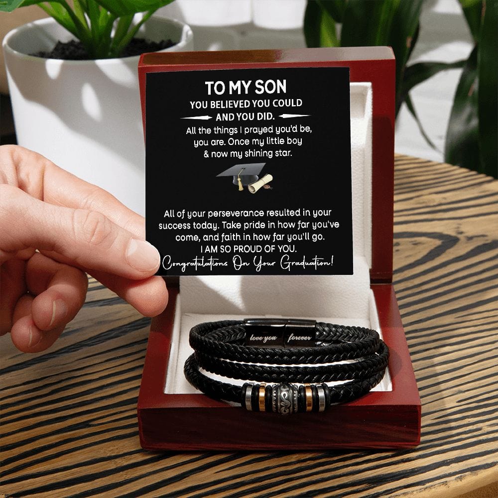 To My Son | Happy Graduation Bracelet
