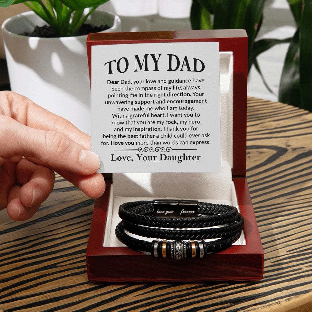 To My Dad | Love You Forever Bracelet