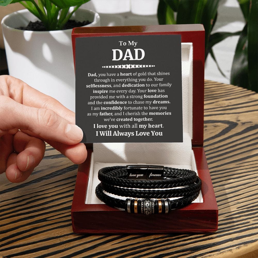 To My Dad | Love You Forever Bracelet