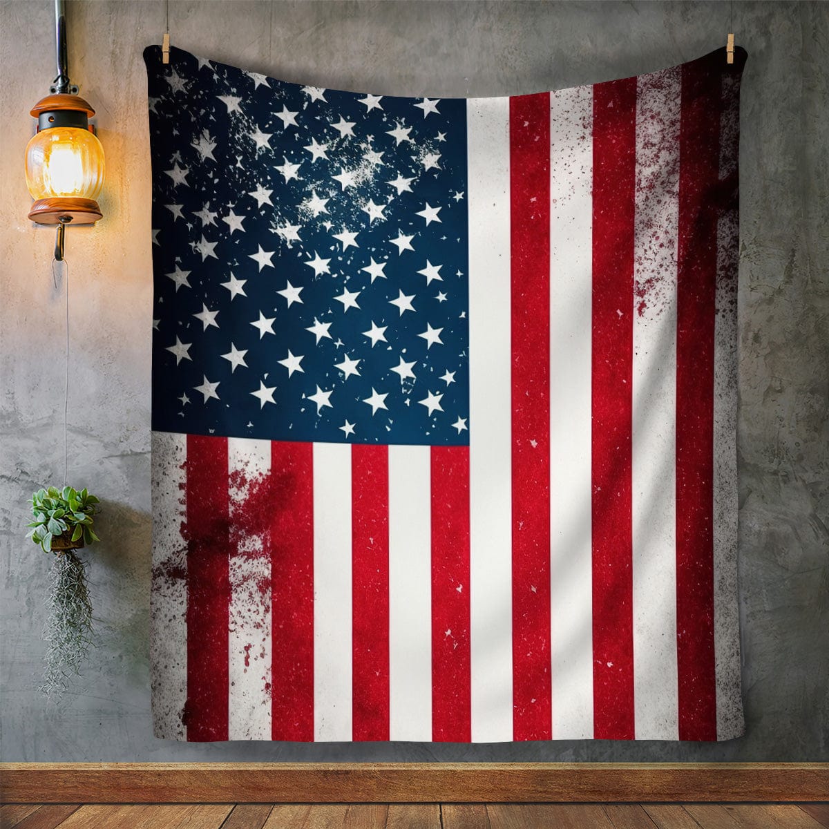 American Flag Blanket