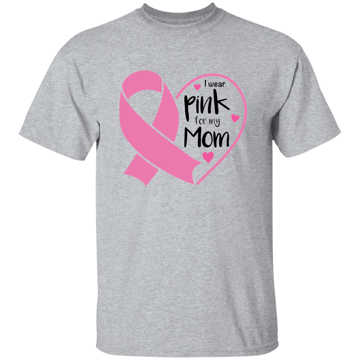 Breast Cancer - I Wear Pink Mom T Shirt