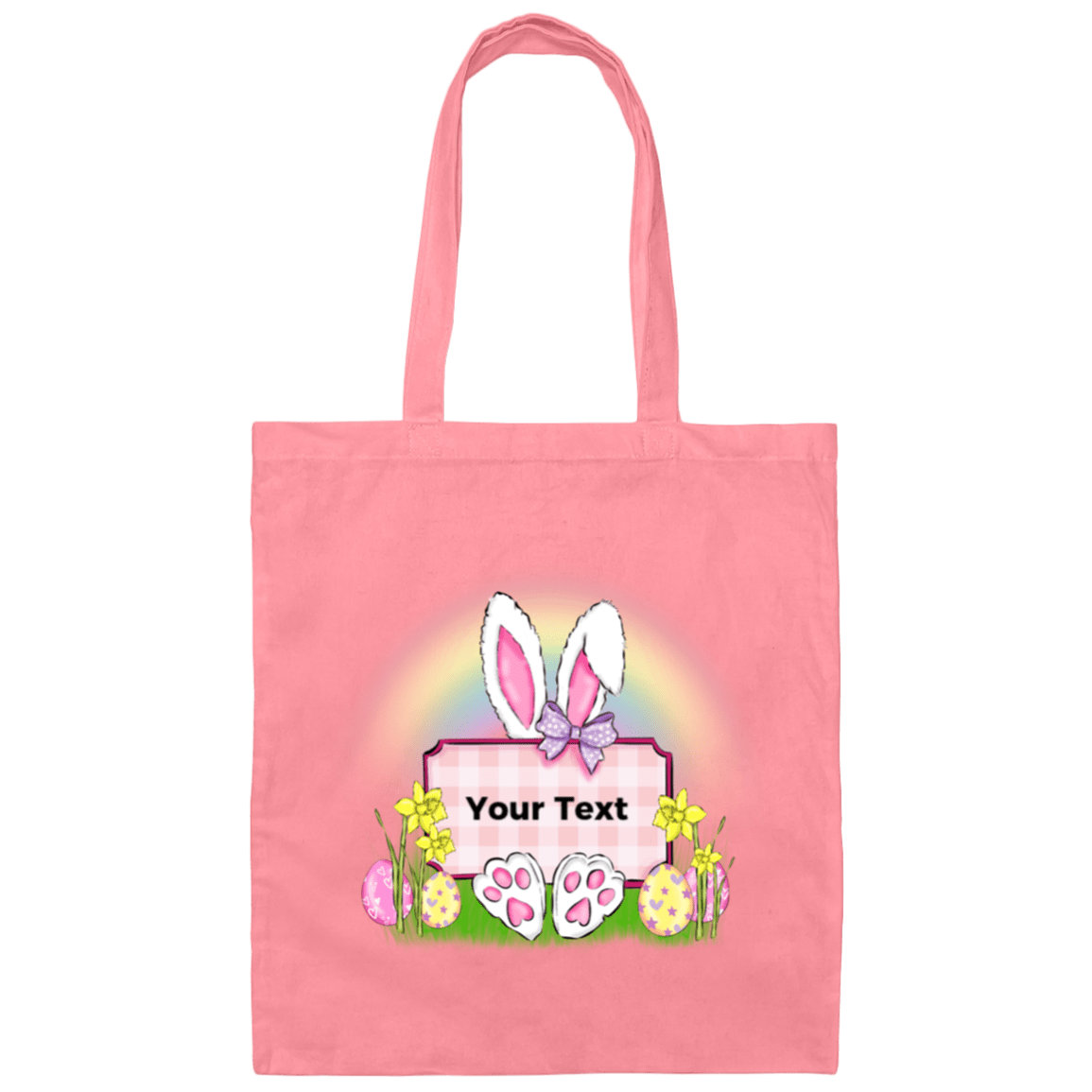 Personalize Easter Tote Bag