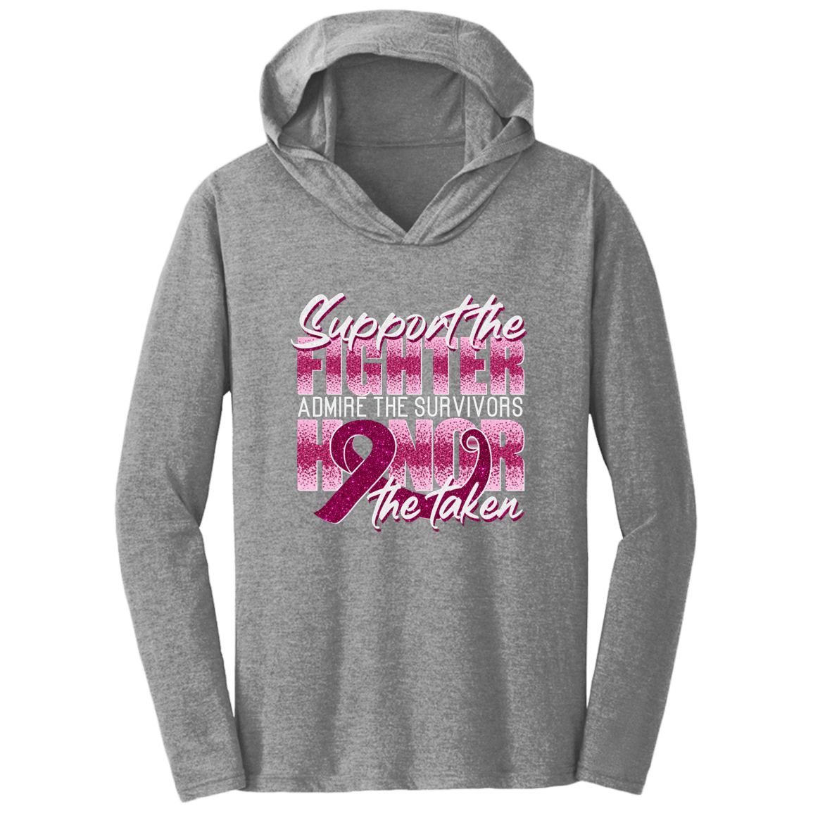 Support Admire Honor Breast Cancer Soft Hoodie