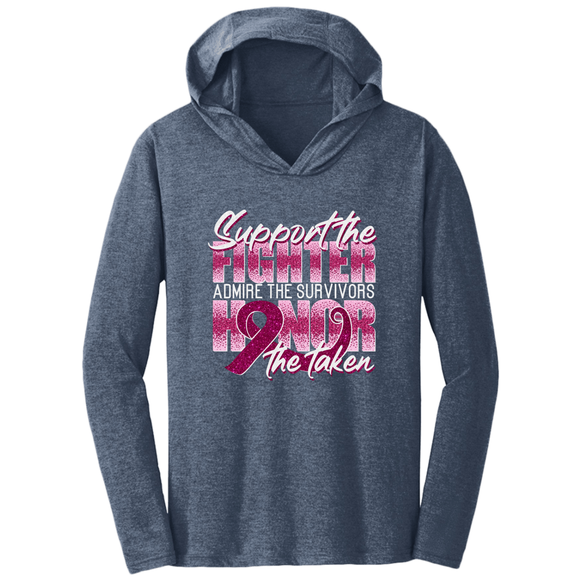 Support Admire Honor Breast Cancer Soft Hoodie