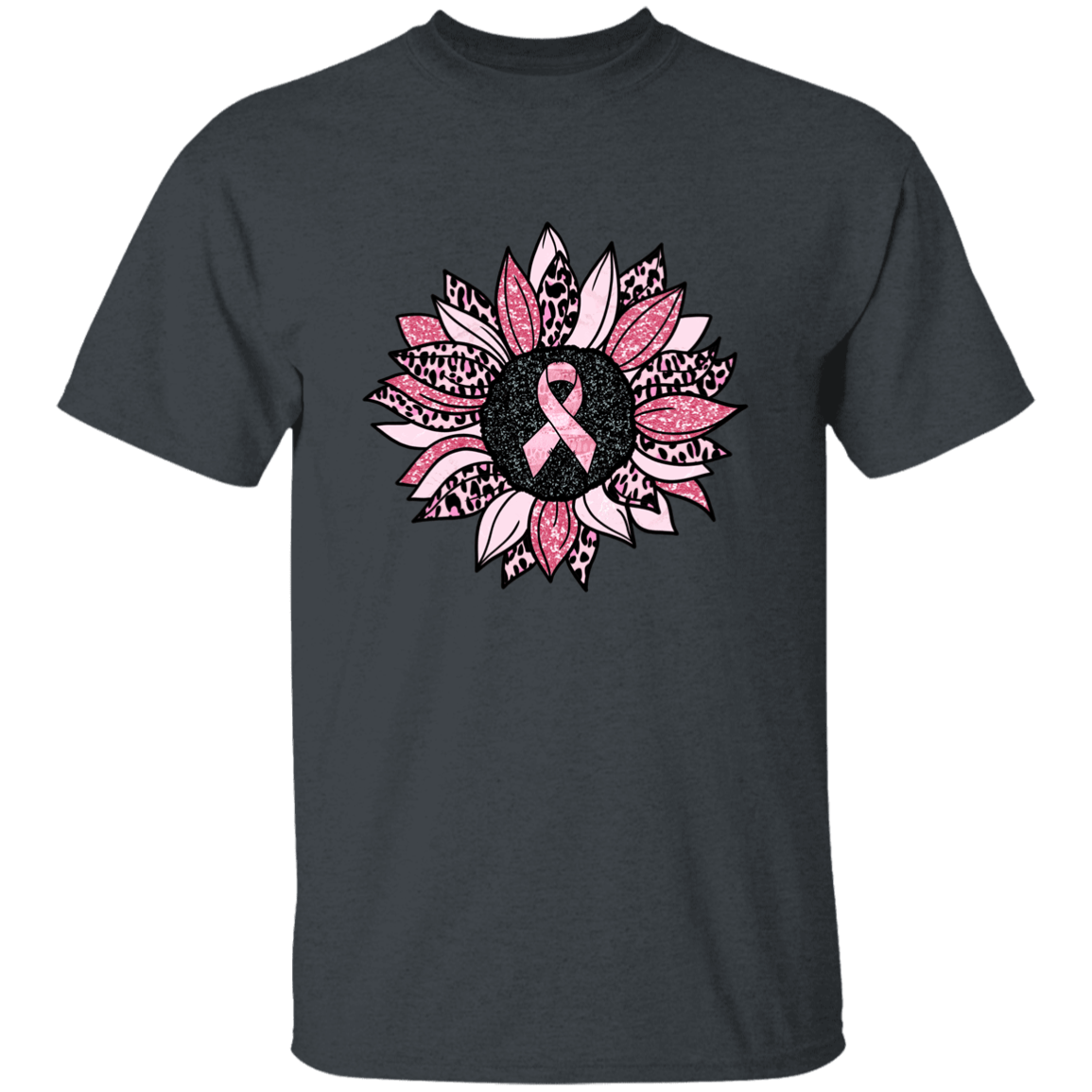Breast Cancer Awareness Sunflower T Shirt