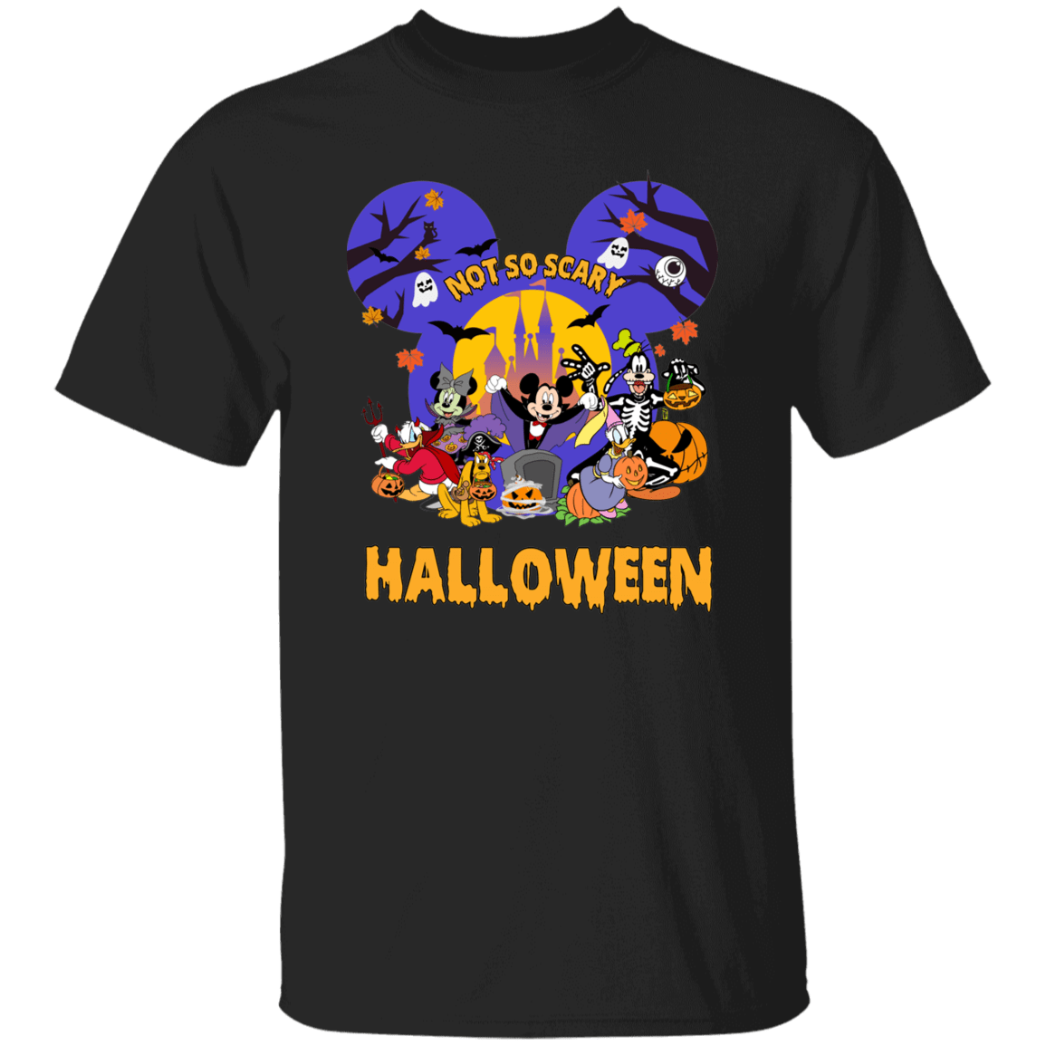 Mickey & Friends Not So Scary T Shirt