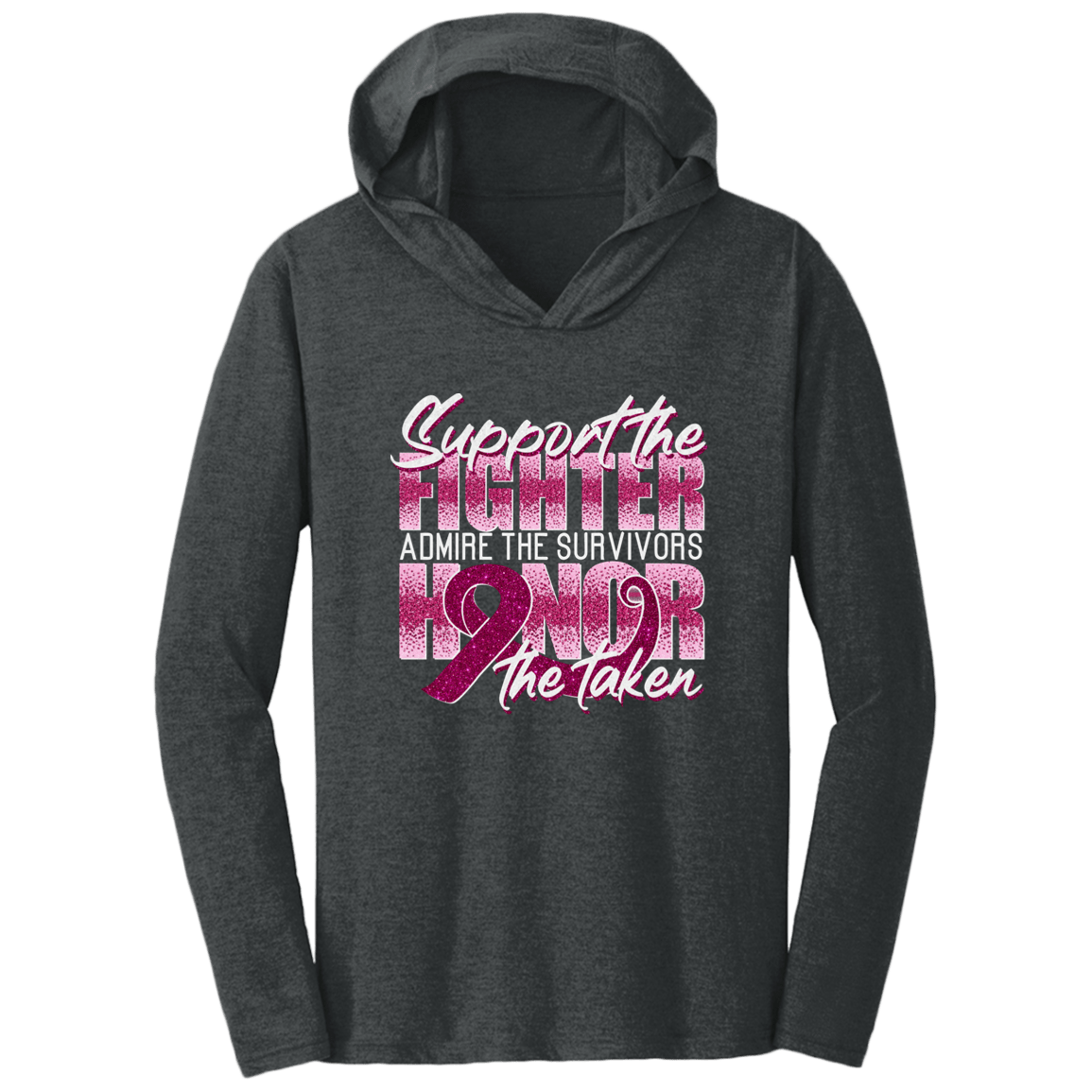 Support Admire Honor Breast Cancer Soft Hoodie