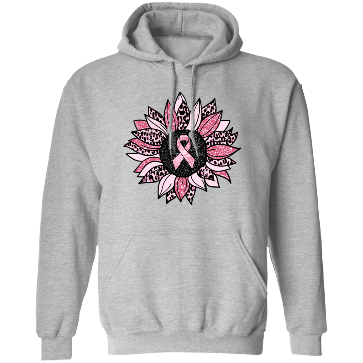 Breast Cancer Awareness Sunflower Hoodie