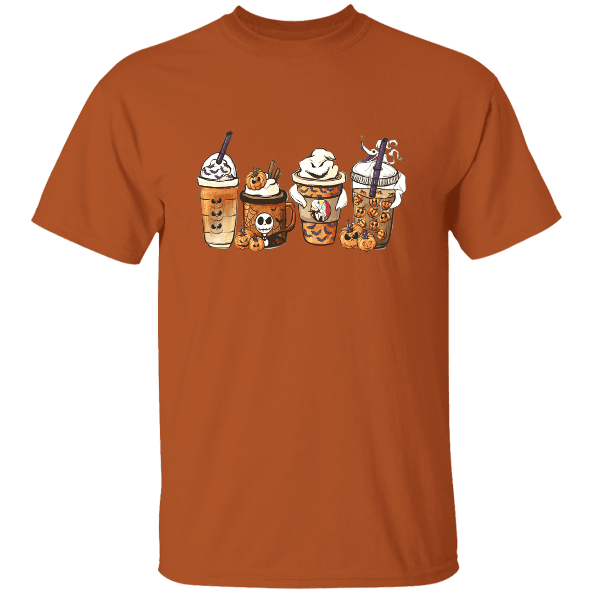Halloween Nightmare Pumpkin Coffee/Latte T Shirt