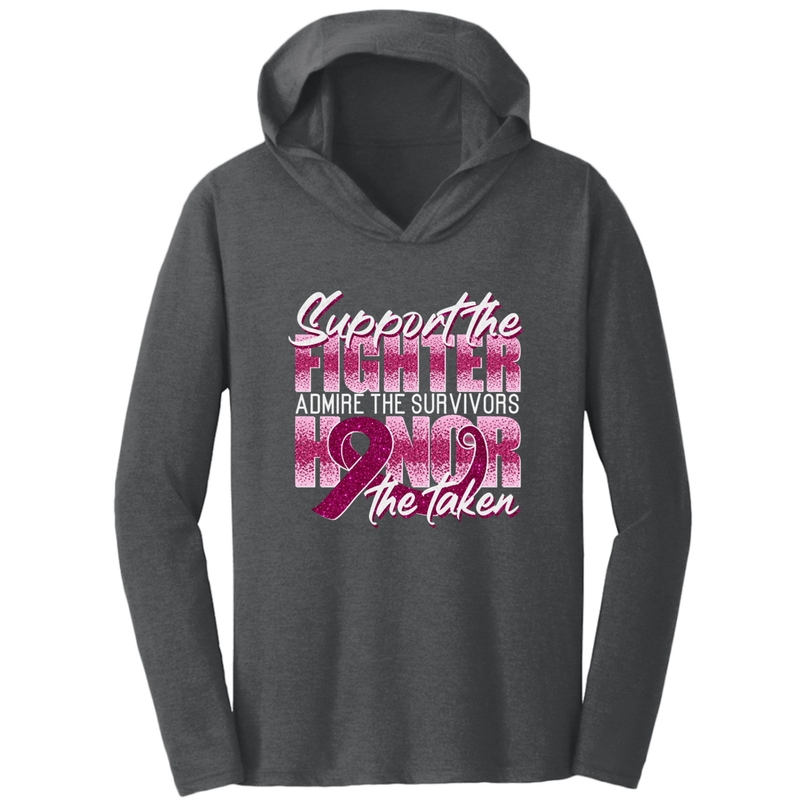 Support Admire Honor Breast Cancer Soft Hoodie