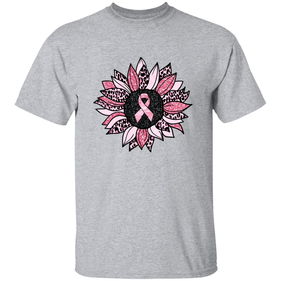 Breast Cancer Awareness Sunflower T Shirt