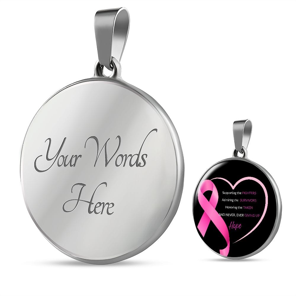 Breast Cancer Awareness Necklace