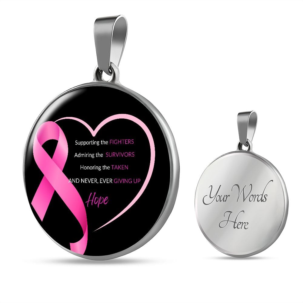 Breast Cancer Awareness Necklace