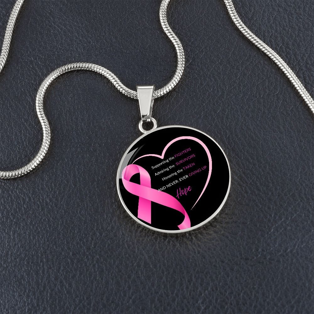 Breast Cancer Awareness Necklace