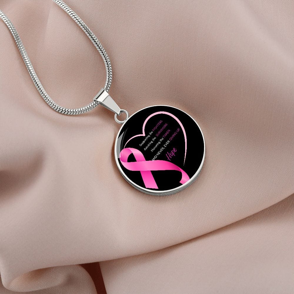 Breast Cancer Awareness Necklace