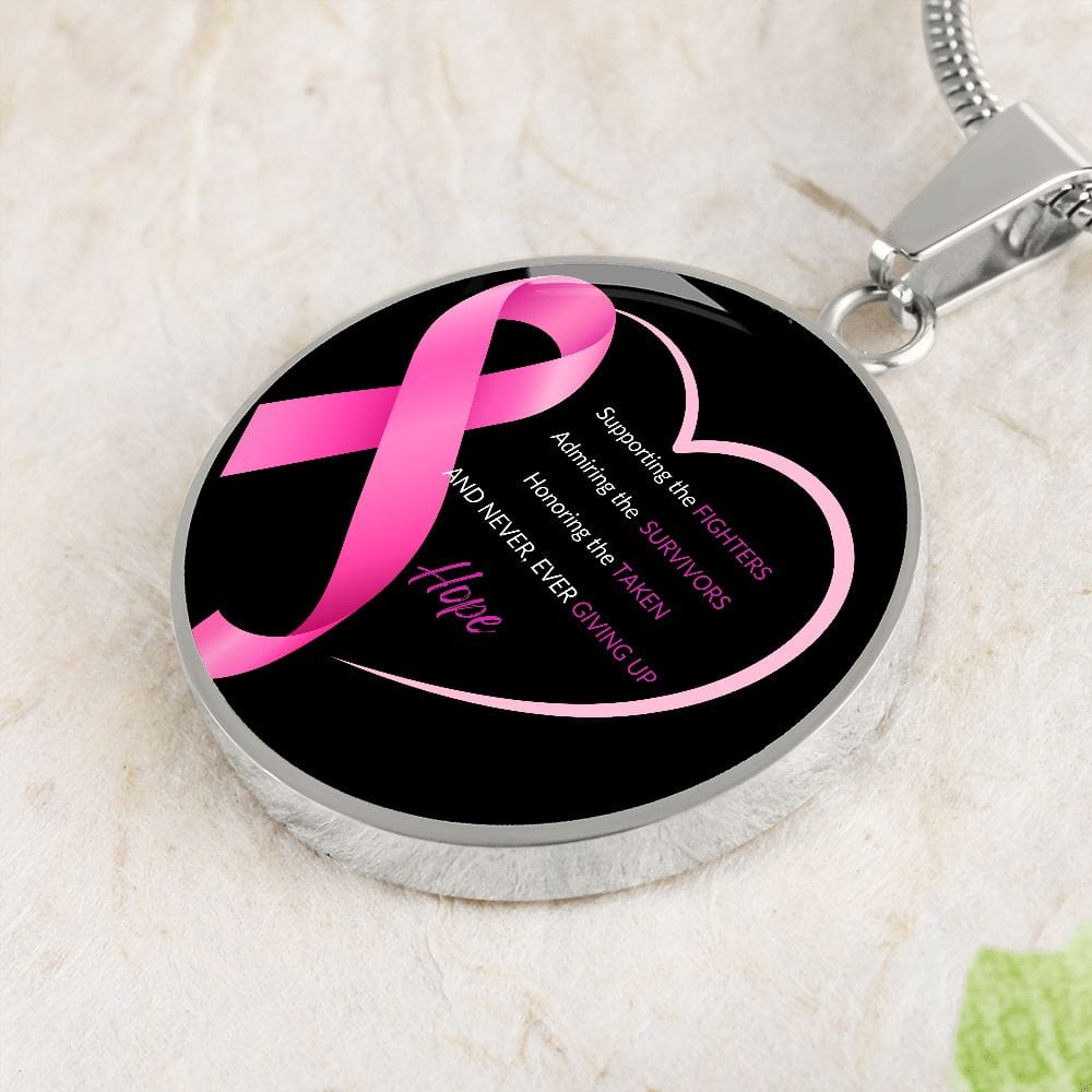 Breast Cancer Awareness Necklace