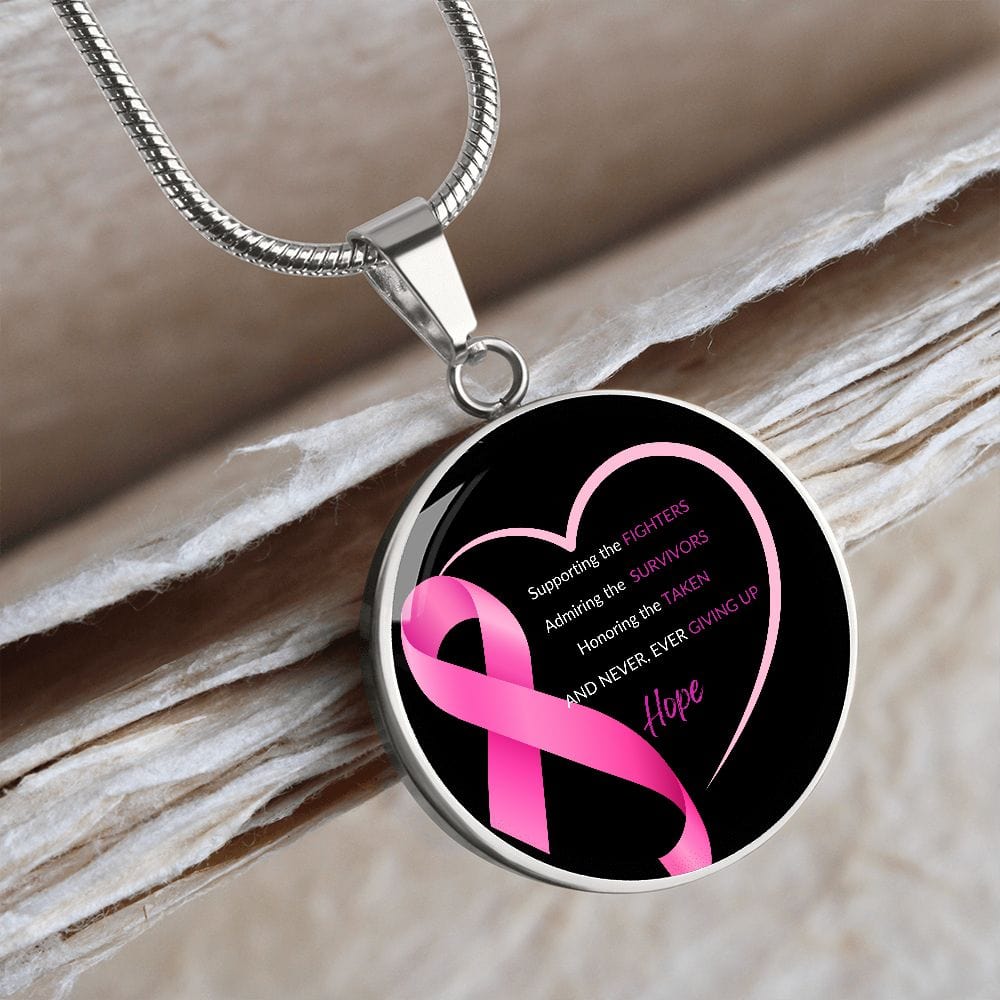 Breast Cancer Awareness Necklace