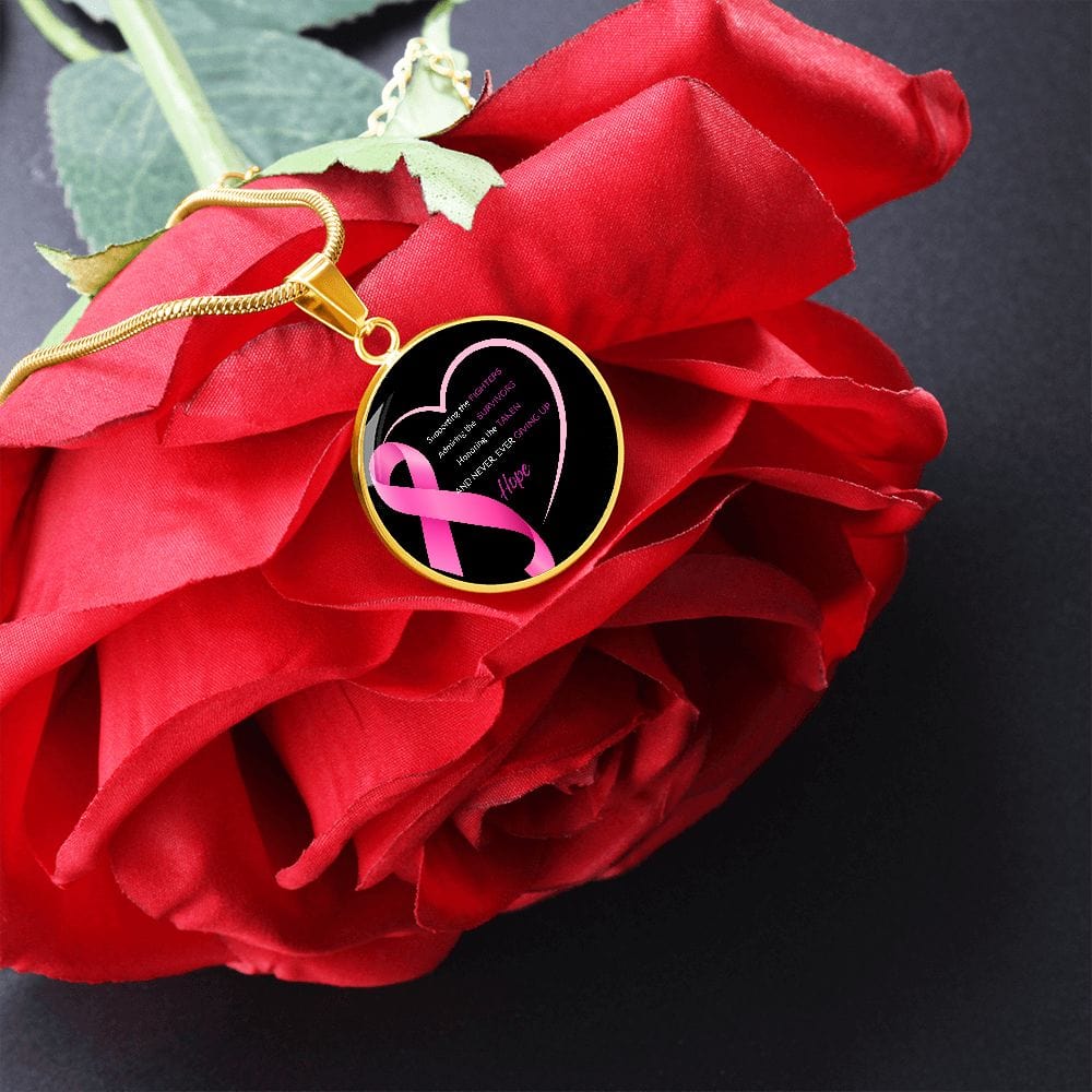 Breast Cancer Awareness Necklace
