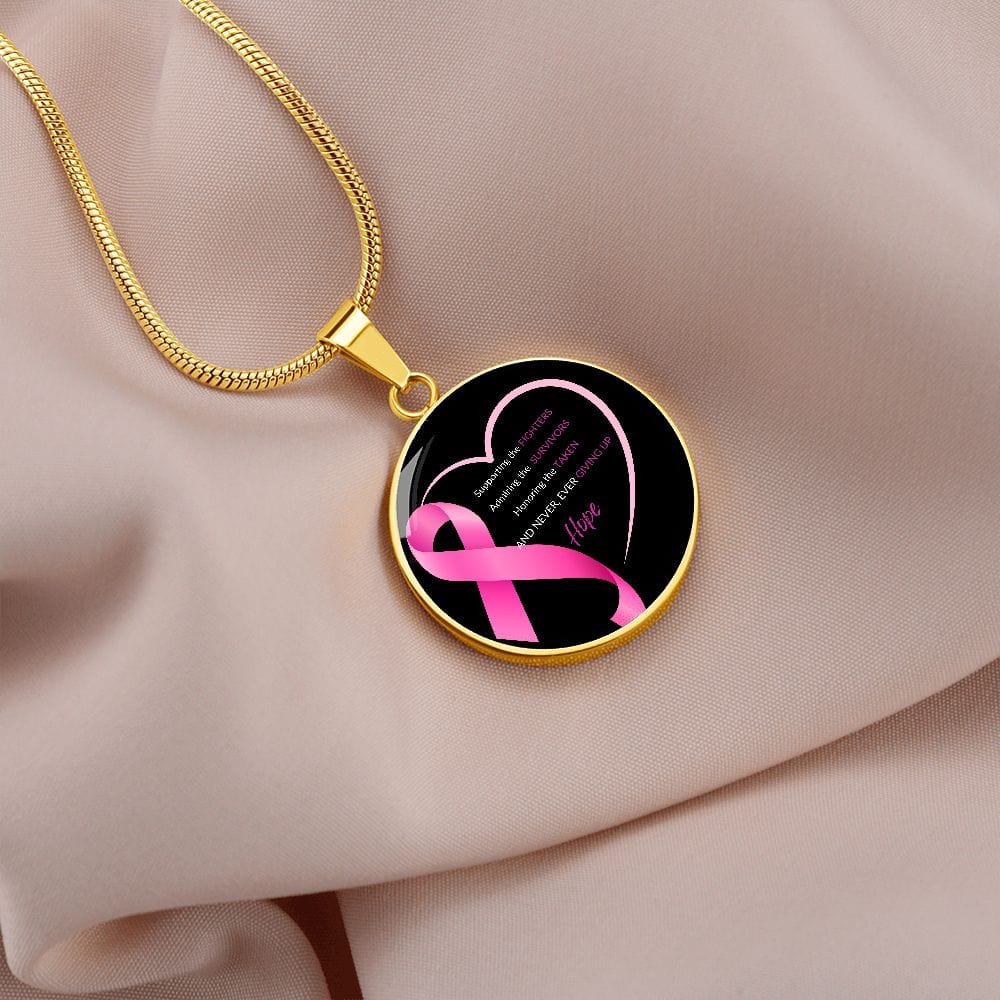 Breast Cancer Awareness Necklace
