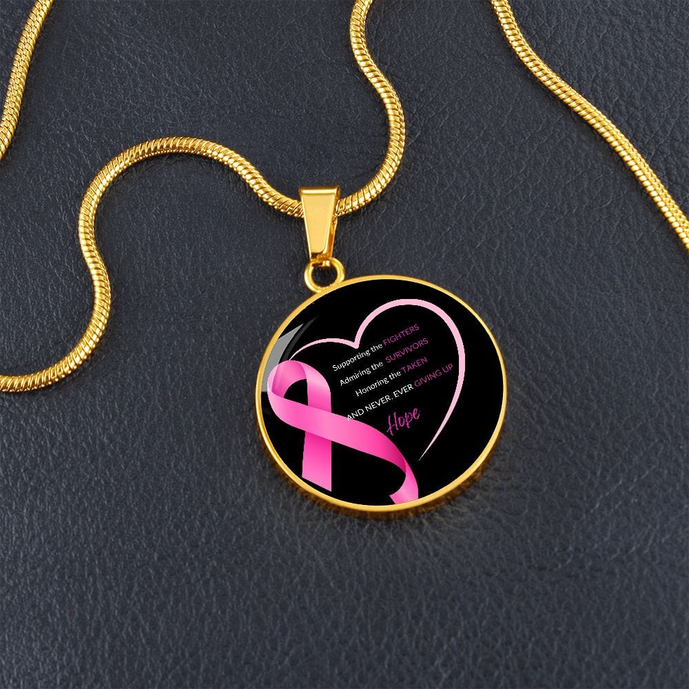 Breast Cancer Awareness Necklace