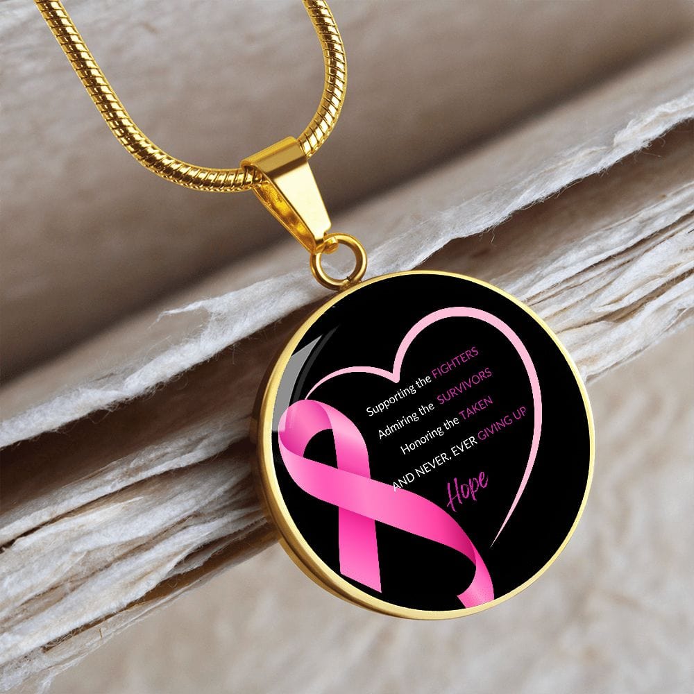 Breast Cancer Awareness Necklace