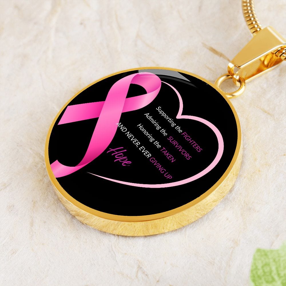 Breast Cancer Awareness Necklace