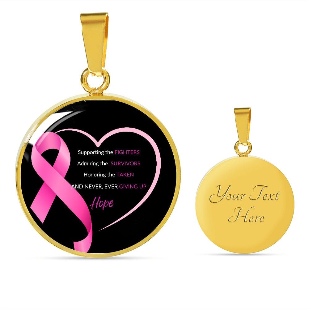 Breast Cancer Awareness Necklace