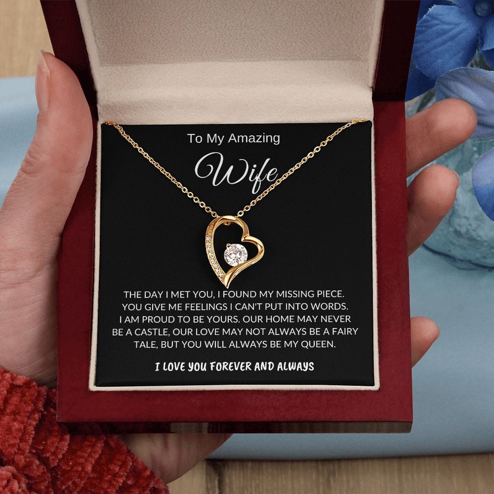 To My Amazing Wife - Forever Love Necklace