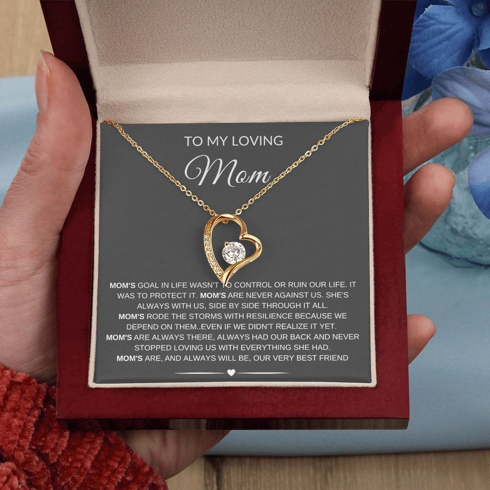 To My Loving Mom - Goal | Forever Love Necklace