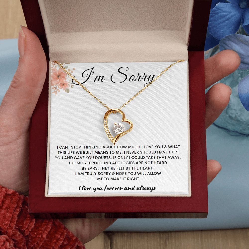 I'm Sorry - Forever Love Necklace
