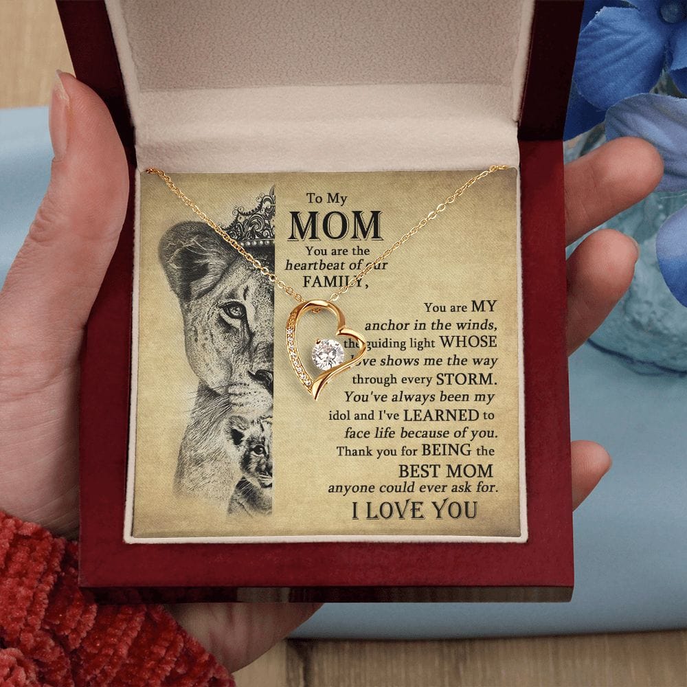 To My Mom Forever Love Necklace