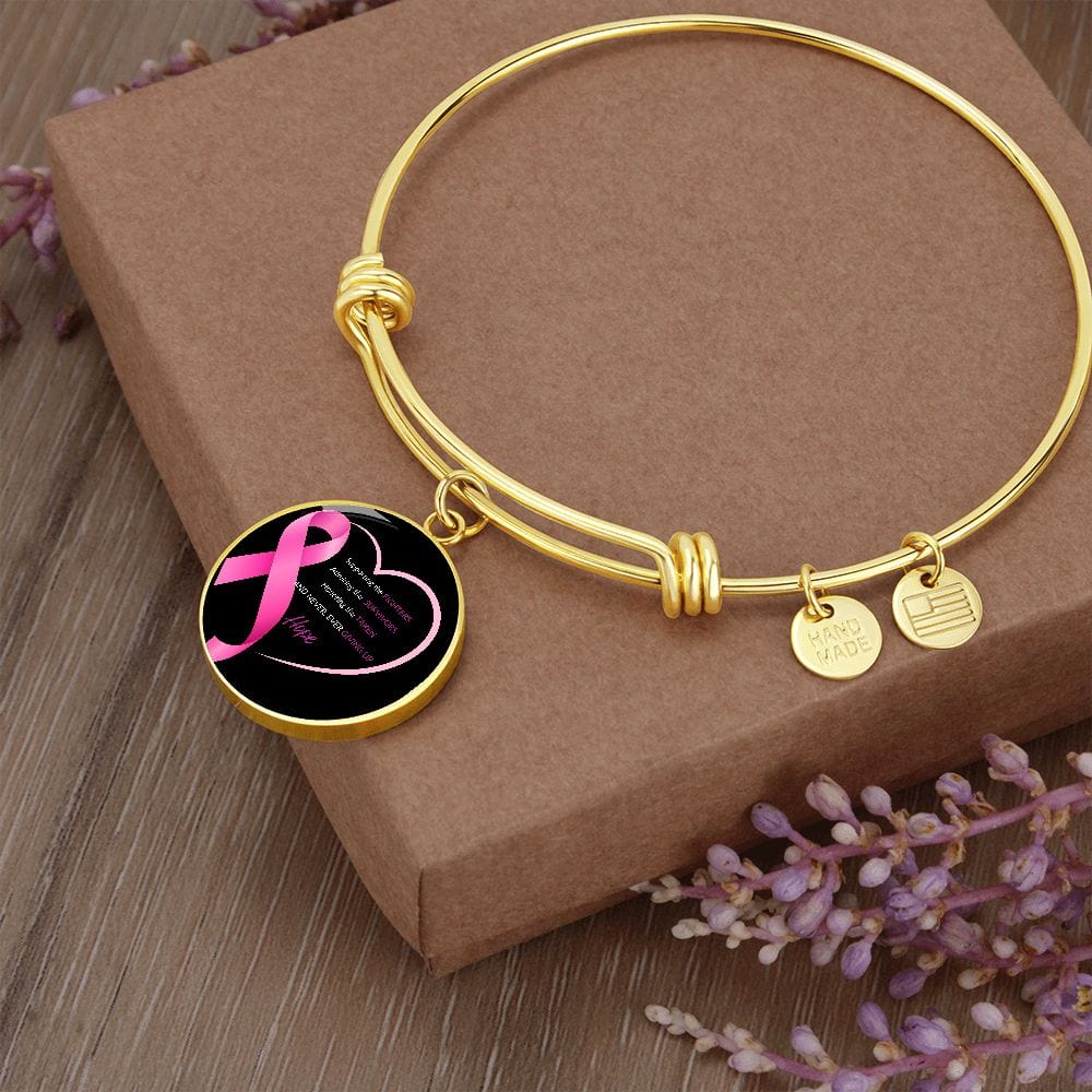 Breast Cancer Awareness Bangle