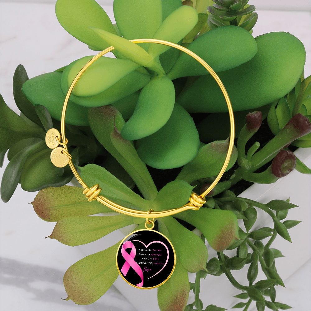 Breast Cancer Awareness Bangle