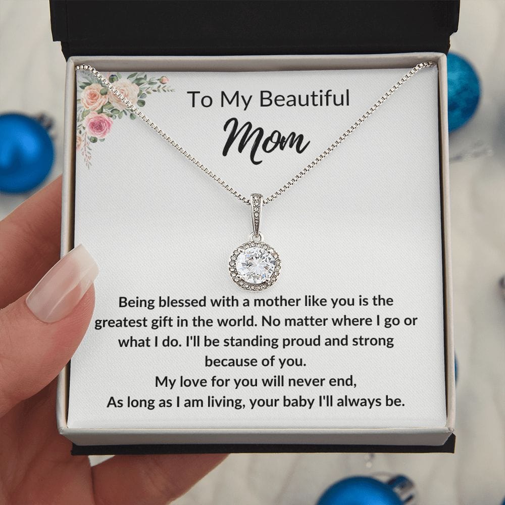 To My Beautiful Mom | Eternal Love Necklace