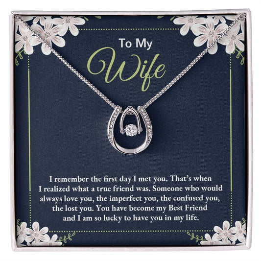 To My Wife | Lucky in Love Necklace