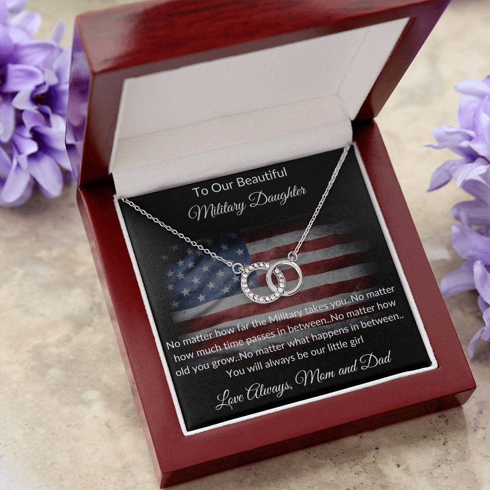 Perfect Pair Necklace | Military Daughter | Mom and Dad