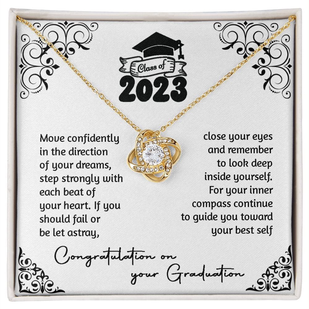 Class of 2023 Love Knot Necklace